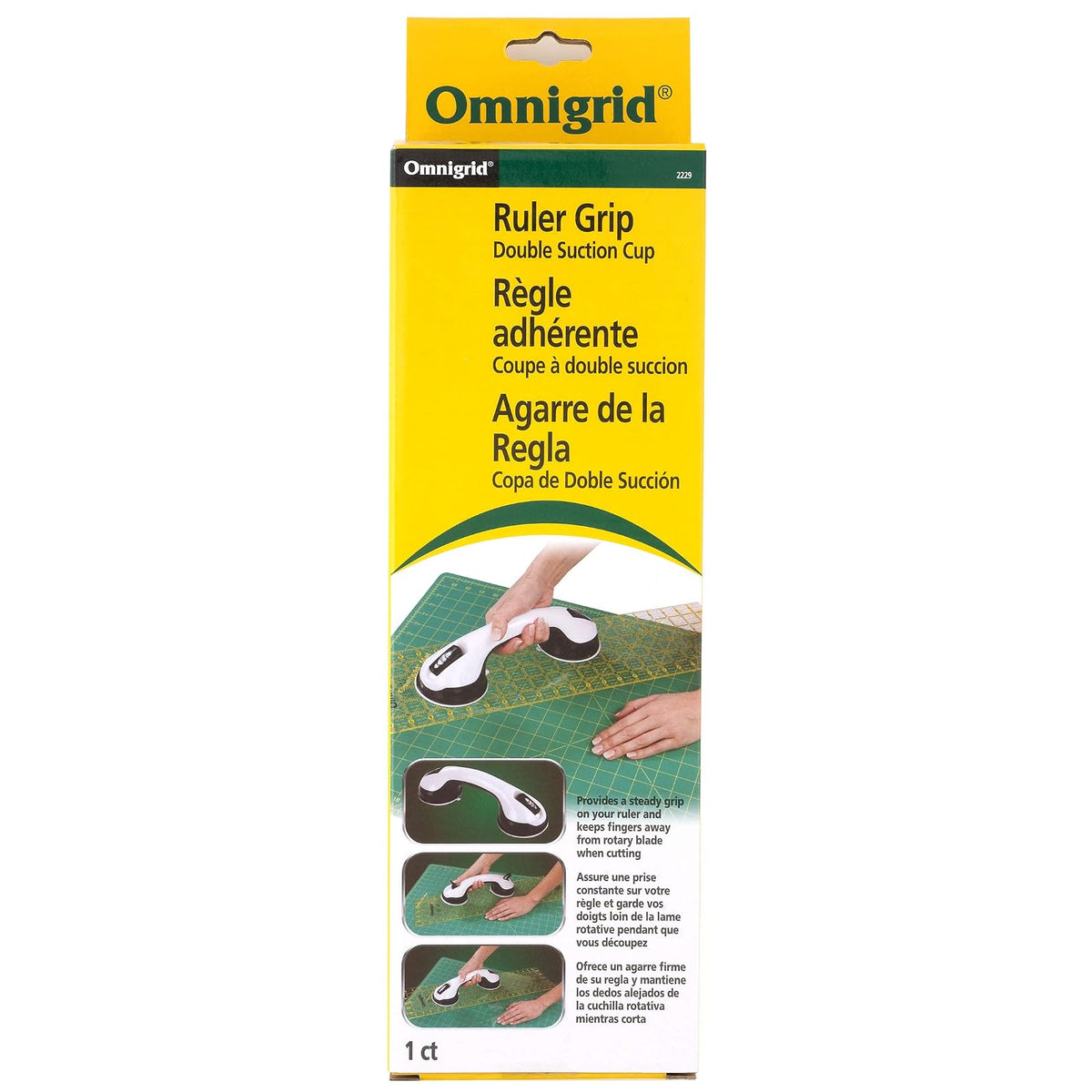 Omnigrid Gobernante Grip Doble Ventosa
