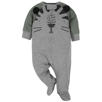 Gerber Baby Boys' 2 Pack Zip Front Sleep 'n Play