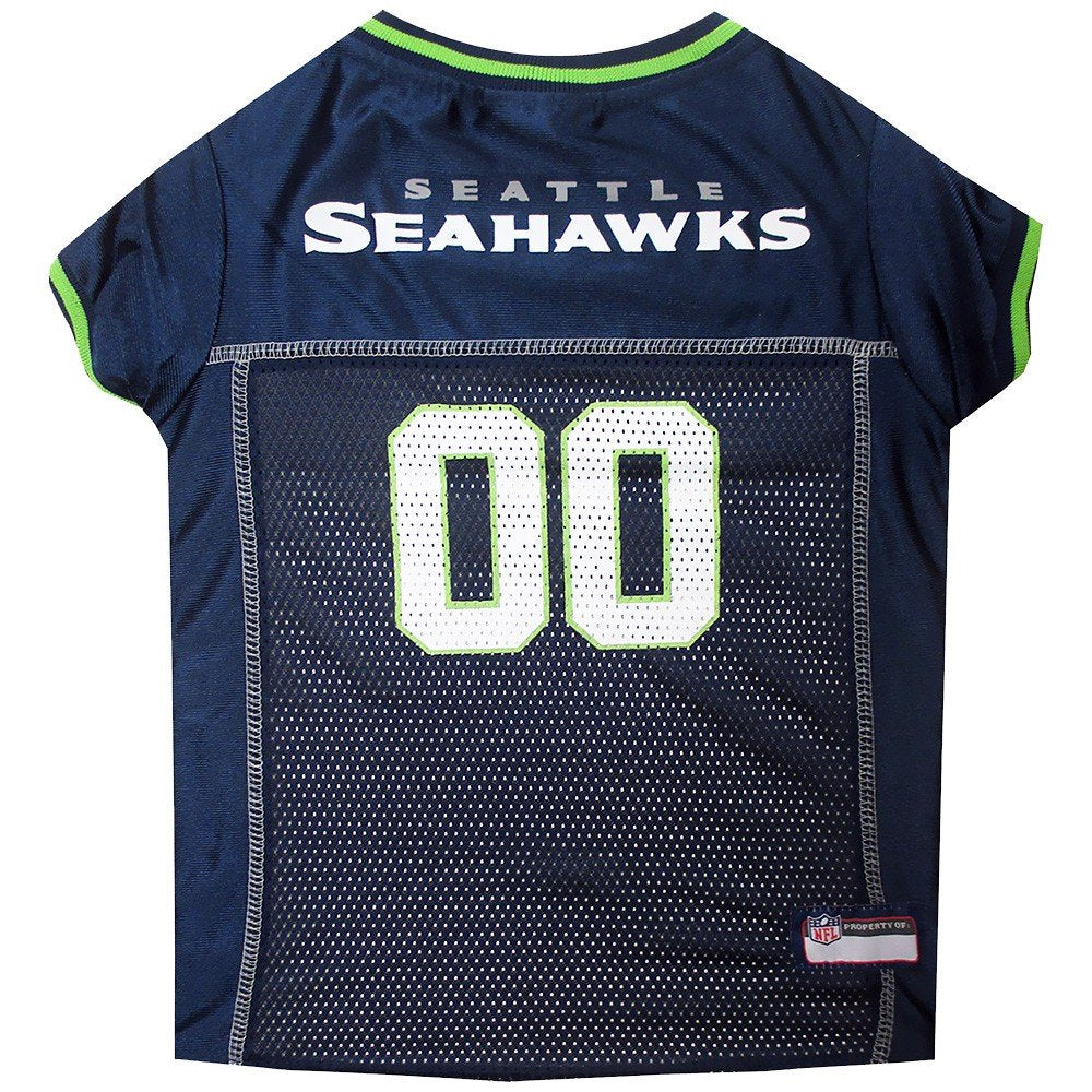 Pets First Jersey NFL para Perro y Gato, con Licencia Oficial - Seattle Seahawks - Mediana