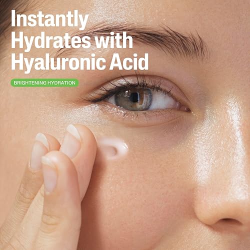Cetaphil - Crema hidratante en gel para ojos con ácido hialurónico, diseñada para hidratar, iluminar y suavizar profundamente la zona debajo de los ojos, para todo tipo de piel, hipoalergénica y adecuada para pieles sensibles, 0,5 onzas líquidas Oz