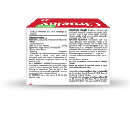 Ciruelax Laxante De Origen Natural Con 50 Comprimidos