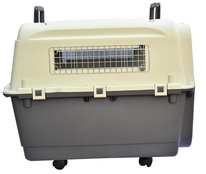 SEVENPET Jaula Transportadora Iata Kennel Perro Mascota 81x57x65 Gris