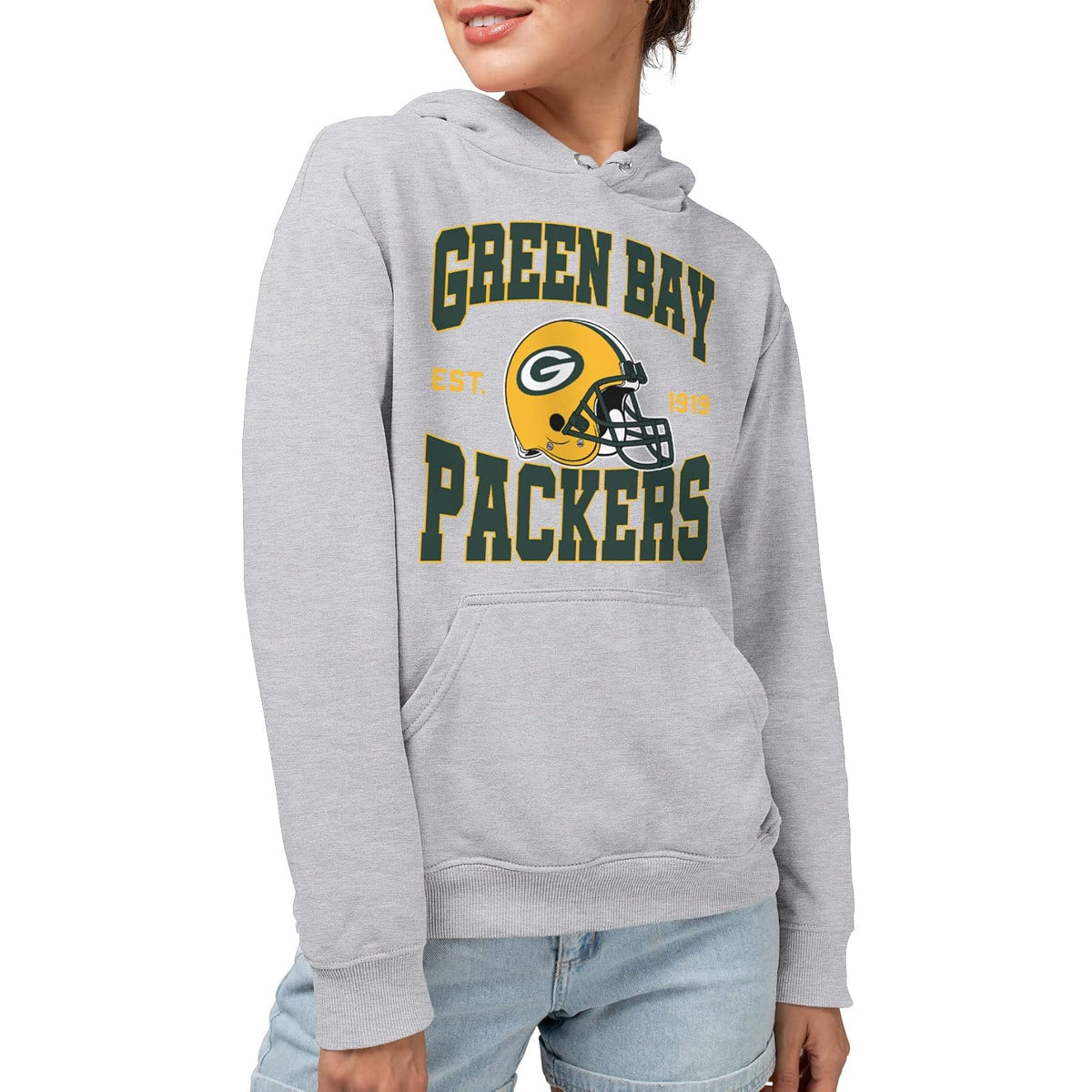 Junk Food Green Bay Packers Team Helmet - Sudadera con Capucha para Adultos Sudadera con Capucha Unisex Adulto