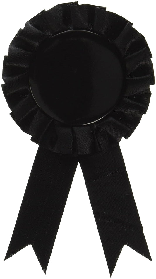 Beistle 60410-BK Award Ribbon, 3' 3.4" by 6' 1.2"