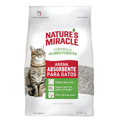 Nature's Miracle Arena para Gato Absorbente - Sin esencia