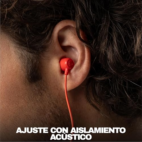 Skullcandy Jib USB-C Wired Earbuds with Noise Isolating Fit - Plasma | Wired Connection, In-Ear Fit, In-Line Microphone Call and Track Control for iPhone Android, Custom Fit with Ear Gel Sizes