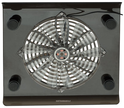 MANHATTAN 703406 Base con Ventilador para Computadora Portátil, Gris