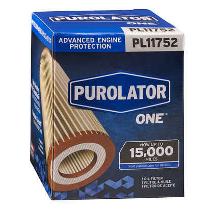 Purolator PL11752 PurolatorONE Filtro de Aceite de Cartucho para Hyundai Tucson 2022-2024 Santa Fe 2021-2024 Sonata 2020-2024 Kia Sportage/Sorento