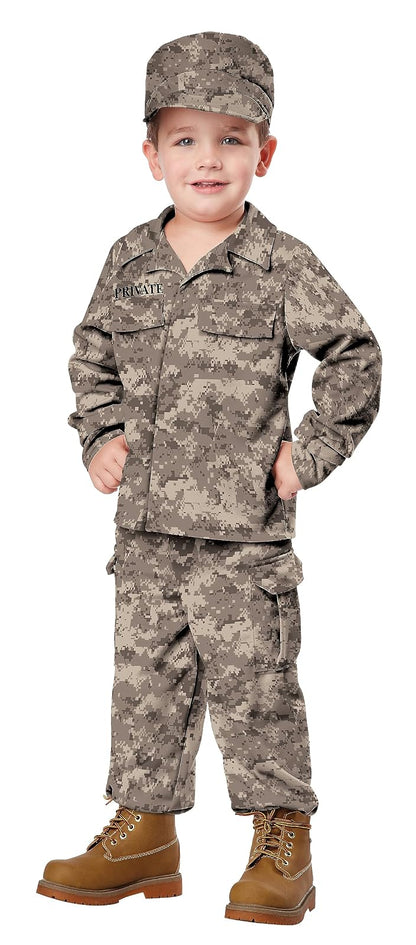 California Costumes disfraz de soldado, Un solo color, 4-6