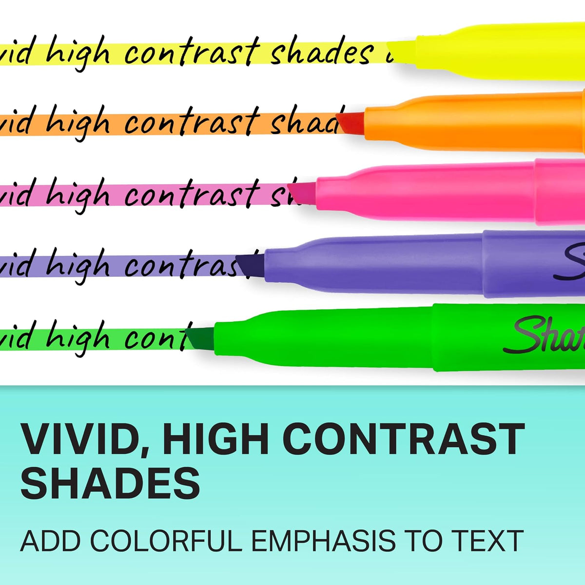 Sharpie acento estilo bolsillo subrayador