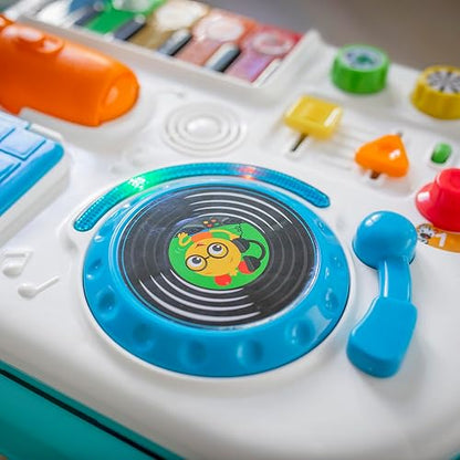 Baby Einstein Musical Mix 'N Roll - Andador de empuje 4 en 1, centro de actividades, mesa y suelo para niños de 6 meses, color azul