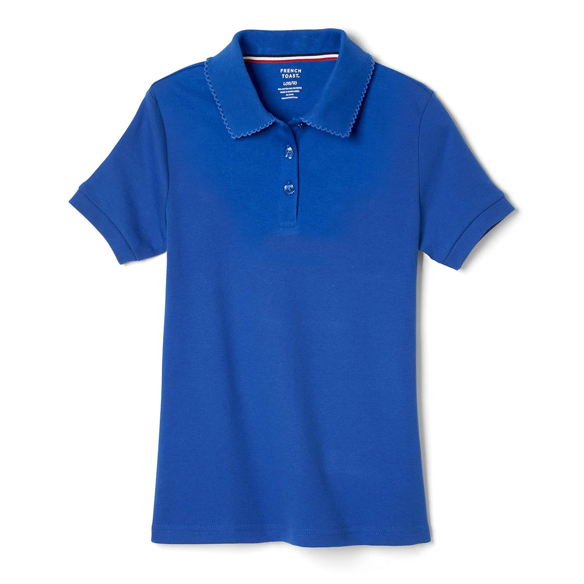 French Toast Playera Polo Uniforme Escolar para Niña - 14-16 - Real