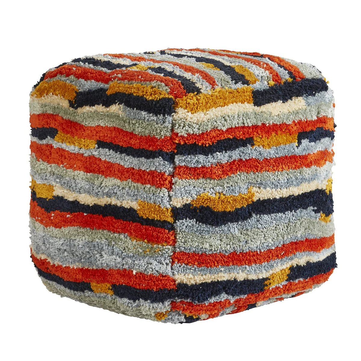 47th & Main Accent Pillow - Puf otomano, Vibrante