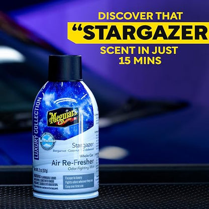 Meguiar's Car Air Refresher Nebulizador Antiolor, Aroma Stargazer, 57 g G262702