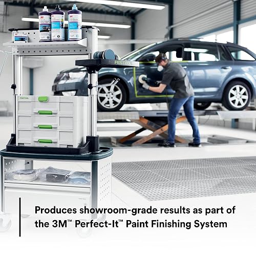 3M 06094 Perfect-ItEX Machine Polish, 1 quart | 1 botella, de alto rendimiento, elimina marcas de remolino, refinar el acabado