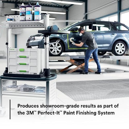 3M 06094 Perfect-ItEX Machine Polish, 1 quart | 1 botella, de alto rendimiento, elimina marcas de remolino, refinar el acabado