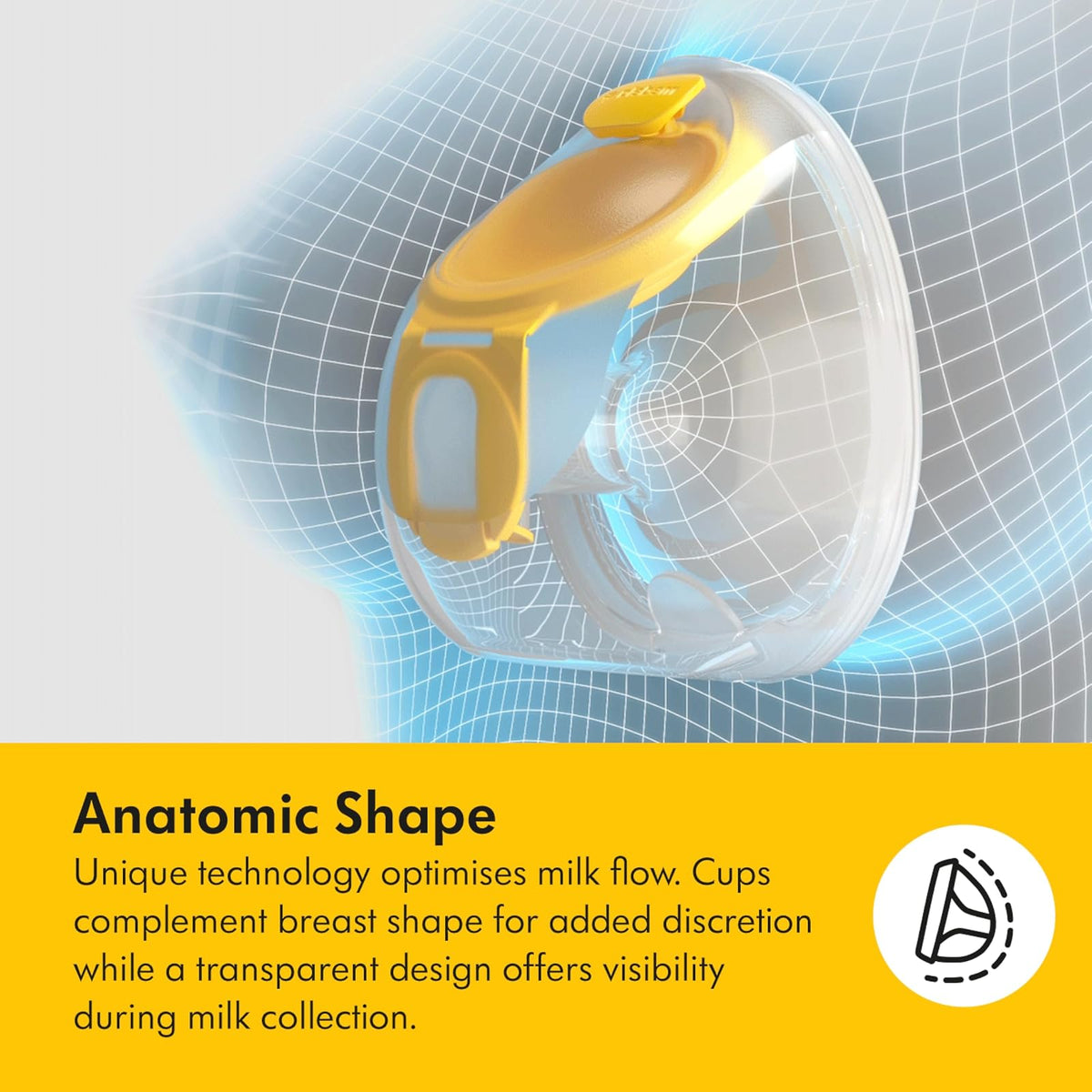 Medela | Copas de Plástico para Recolección Hands-Free | Extractores Compatibles MaxFlow, Swing Maxi y Freestyle Flex