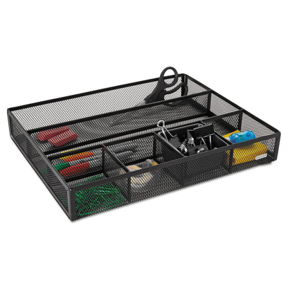 Rolodex 22251 - Soporte para tarjetas de visita, color negro, organizador para gabetas de escritorio, Negro, 1