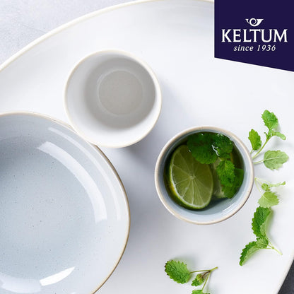 Keltum - Juego de 3 cuencos de cerámica vidriada de 10,16 cm