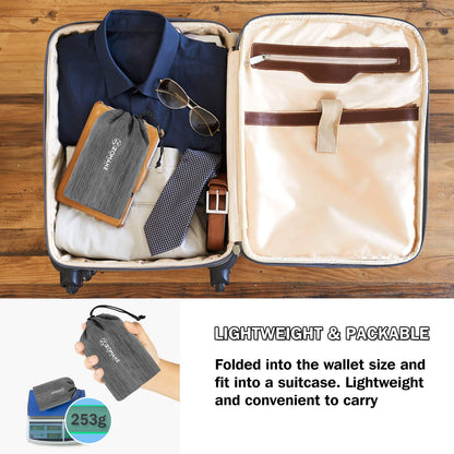 ZOMAKE Mochila Deportiva Ultraligera Impermeable de 18 Litros, Mochila Viaje Plegable y Resistente al Agua para Hombre y Mujer, Mochila Aire Libre Ciclismo y Senderismo