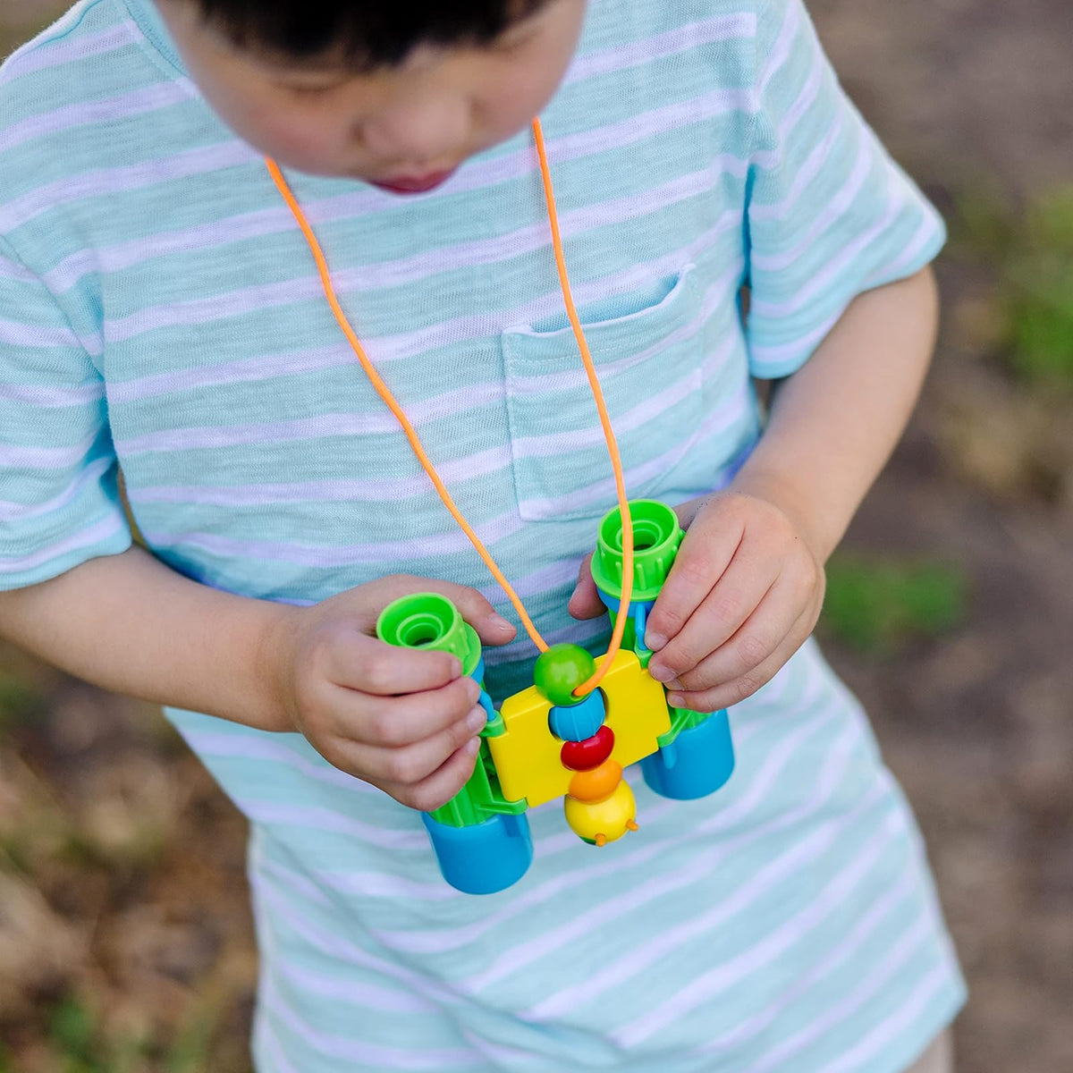 Melissa & Doug Sunny Patch Giddy Buggy Binoculares De Insecto • 4 X 25 Potencia De Ampliación, Juguete Imaginativo