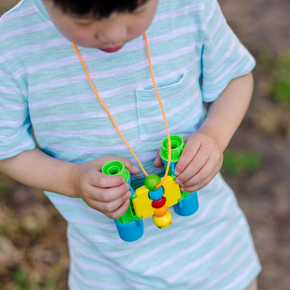 Melissa & Doug Sunny Patch Giddy Buggy Binoculares De Insecto • 4 X 25 Potencia De Ampliación, Juguete Imaginativo