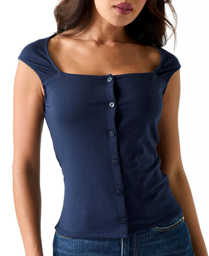 GUESS Top Gisella de Manga Corta