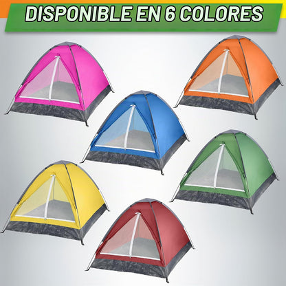 Wakeman Outdoors - Tienda de campaña para 2 Personas – Bolsa de Transporte – Tienda de campaña Ligera para niños o Adultos – Campamentos, mochileros y Equipo de Senderismo