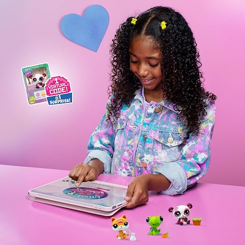 Littlest Pet Shop – Paquete SPA de Mascotas – Juego de Figuras coleccionables y Grooming para niñas – 3 Mascotas con Accesorios