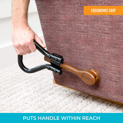 Stander 3000 Recliner Lever Extender Ergonomic Curve Grip Secure Fit for Easy Chair Handles