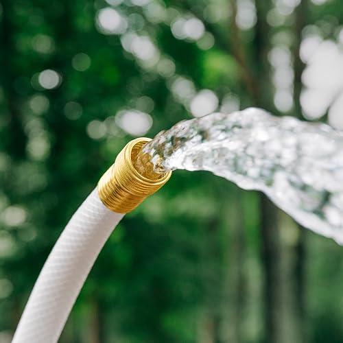 Camco TastePURE - Manguera de agua potable de 25 pies, no contiene plomo, sin BPA y sin ftalato, cuenta con diseño reforzado y hecho de PVC, diámetro interior de 1/2 pulgadas, fabricado en los Estados