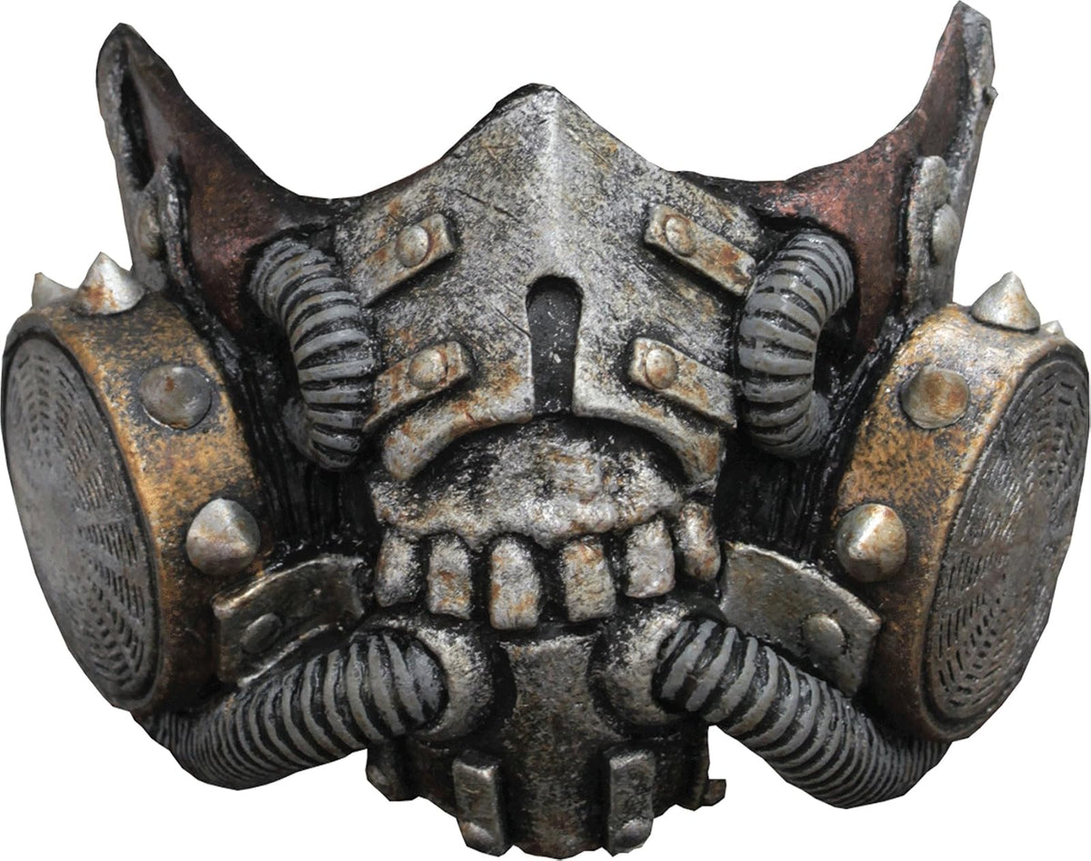 Doomsday Muzzle, Máscara de Gas ApocalÍptica de Látex, Disfraz Futurista Apocalíptico Estilo Steampunk Ideal para Halloween