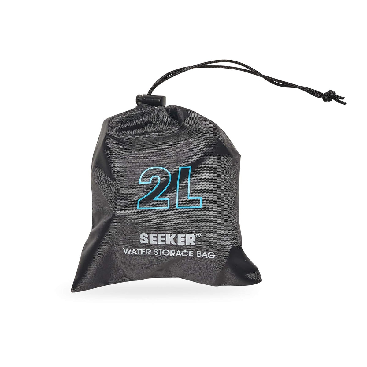 Hydrapak Seeker - Almacenamiento de Agua Plegable (2 l/70 onzas) - Bolsa de depósito de hidratación sin BPA y PVC, Color Gris mamut
