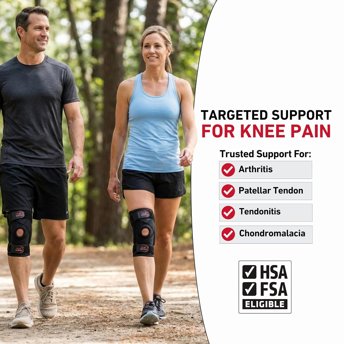 McDavid rodillera apoyo y compresión rodillera W/lado se mantiene y Cross correas para estabilidad de la rodilla, tendón rotuliano soporte, tendinitis alivio del dolor, recuperación y prevención de lesiones moderada, para hombres y mujeres, Negro, XX-Larg