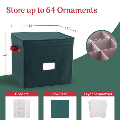 Elf Stor1023 Green Ornament Chest