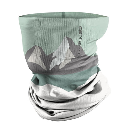 Carhartt Force Upf Lightweight Neck Gaiter Polaina de cuello Unisex adulto - Talla Única - Estampado de montaña - Big Sky - White