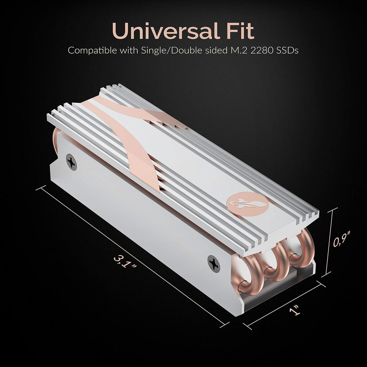 SABRENT 1TB Rocket Q4 NVMe PCIe 4.0 M.2 2280 SSD Interno de máximo Rendimiento con disipador de Calor | R/W 4700/1800 MB/s (SB-RKTQ4-HTSS-1TB)