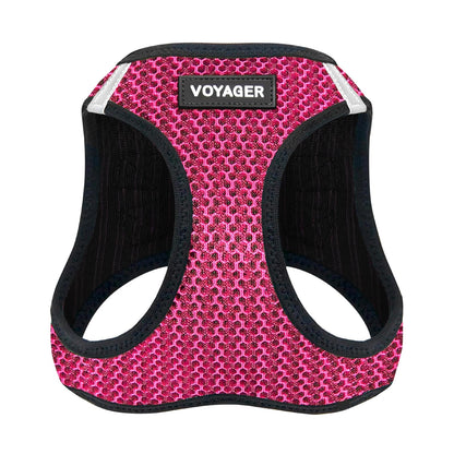 Best Pet Supplies Arnés Voyager Step-In Air para Perro, Todo Clima - XS (Chest: 13 - 14.5") - Fucsia (2 tonos)