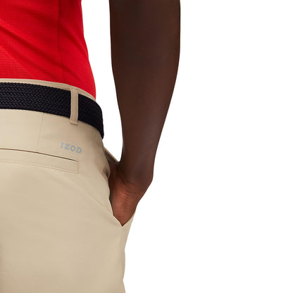 Izod Performance Golf Swingflex - Pantalón Corto elástico de Ajuste Recto Pantalones de Golf para Niños