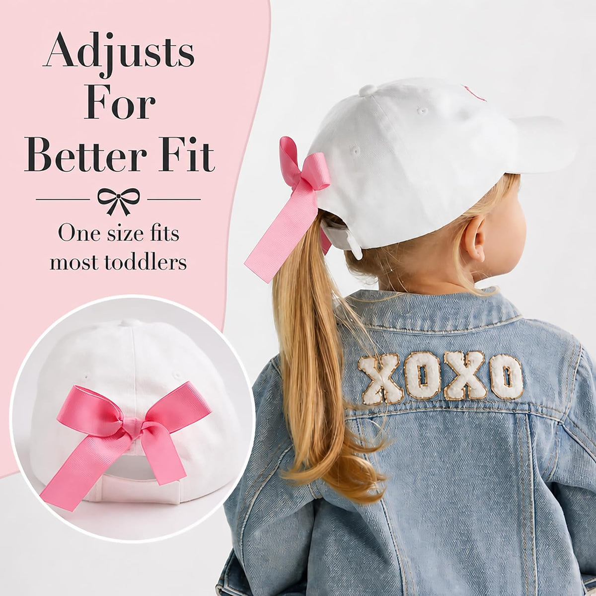 Mud Pie Children's Embroidered Hat with Bow