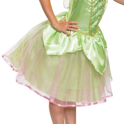 Disguise The Peter Pan - Disfraz de Campana para niñas, Talla 7/8, Color Verde