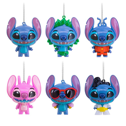 Hallmark Disney Lilo & Stitch Series 1 - Adornos de Navidad misteriosos, irrompibles, Juego de 2, Regalos para fanáticos de Disney