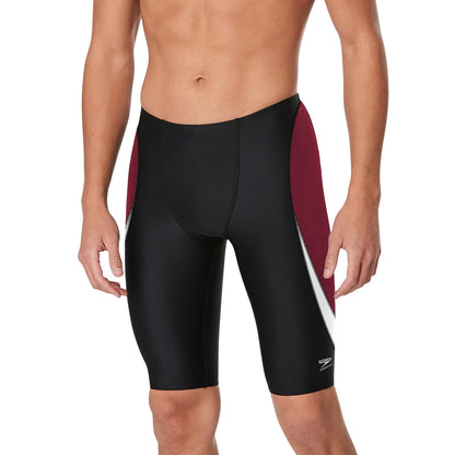 Speedo Endurance+ Launch Jammer Calzoncillo de Natación para Hombre - Edge Black - Maroon - 30