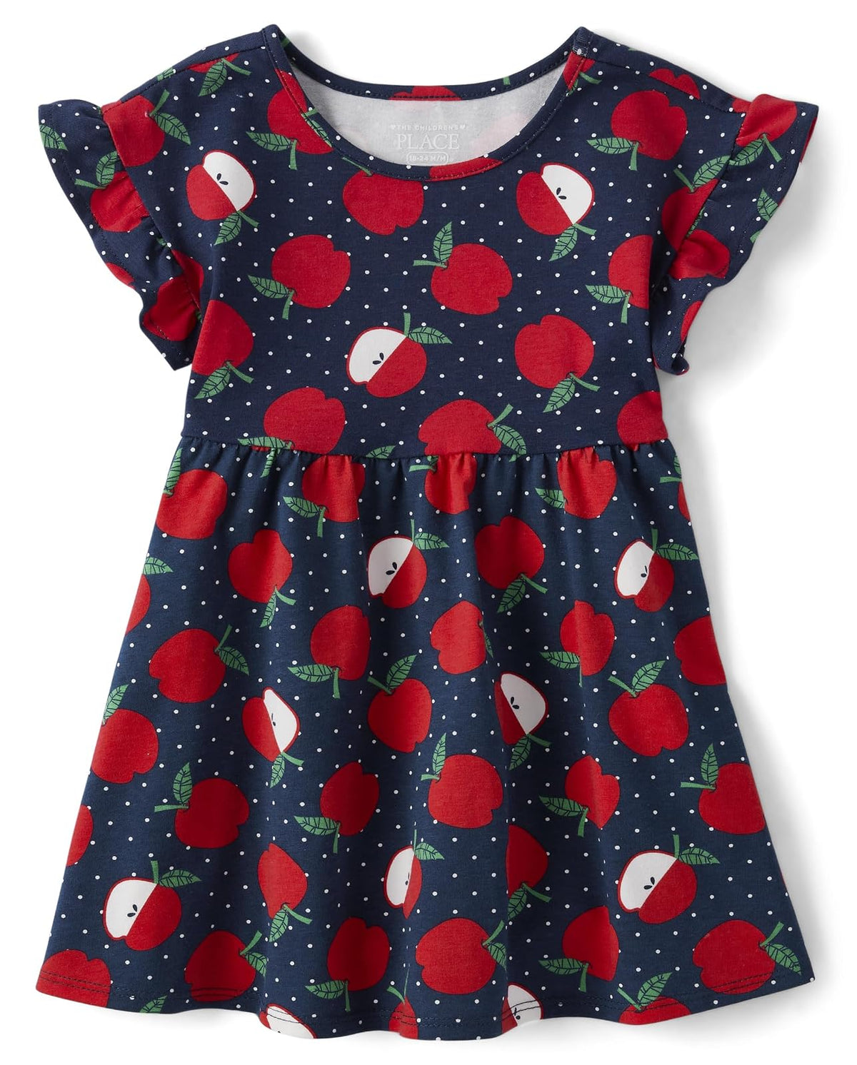 The Children's Place Vestido de Moda de Manga Corta para niños pequeños Atuendo de Jugador para Niñas