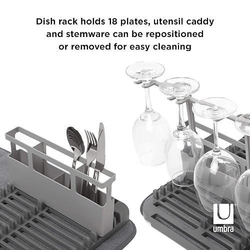 ESCURREDOR DE PLATOS UDRY CON TAPETE REMOVIBLE