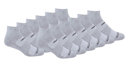 Saucony Calcetines Deportivos de Malla para Hombre Paquete de 6 Pares - G - Gris (12 pares).