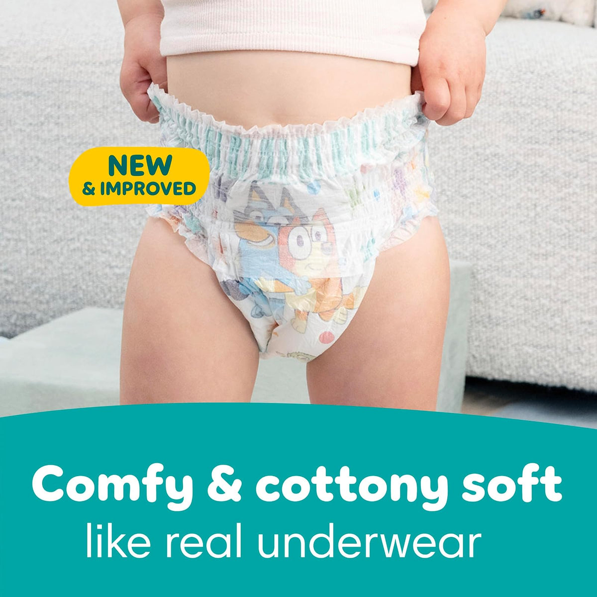 Pampers Easy Ups Pull On Disposable Training Diaper for Boys, Size 4 (2T-3T), Jumbo Pack, 25Count