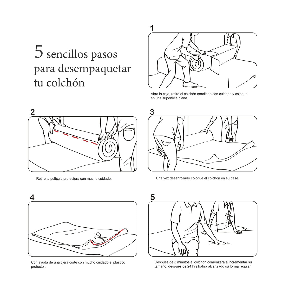 Colchon en Caja Sleep Holiday Basic Individual, firmeza Media, Bonnell, Espuma Limpia y certificada por CertiPUR-US, Durabilidad y Comodidad