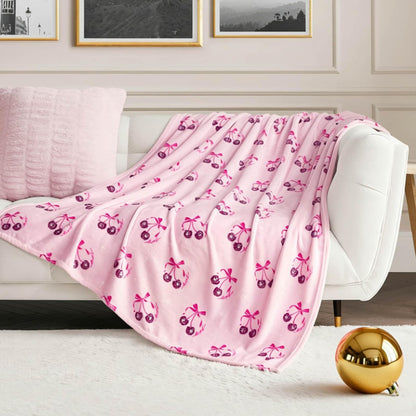 Juicy Couture - Manta de Felpa para Discoteca, 50 x 70 Pulgadas, Color Rosa