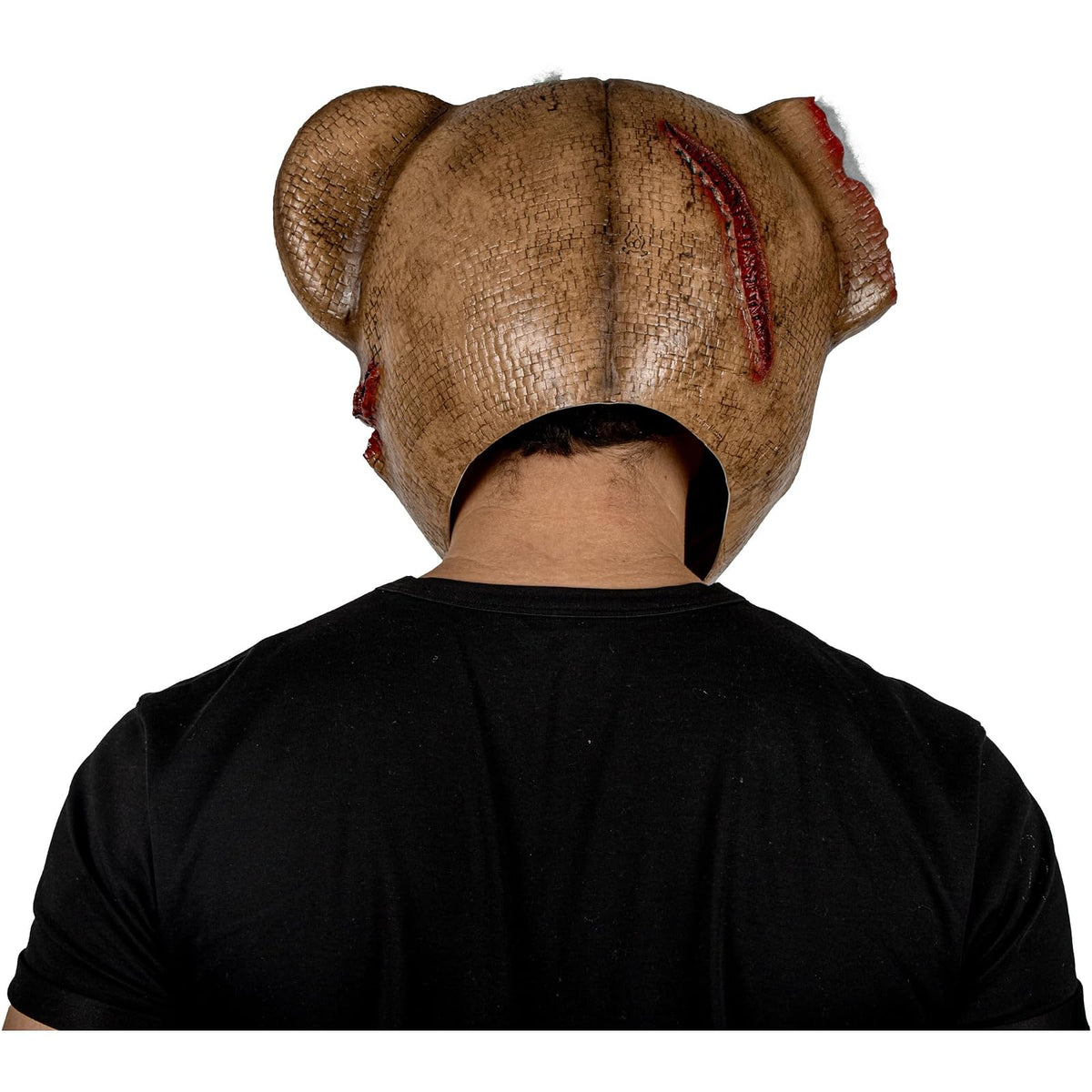 REV Máscara Completa de Látex Creepy Bad Bear, Máscara de Oso Terrorífico Talla Mediana para Disfraz de Halloween, Fiestas y Cosplay de Horror